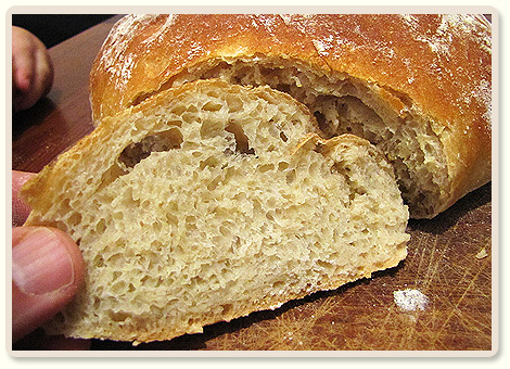 לחם בסגנון טוסקנה